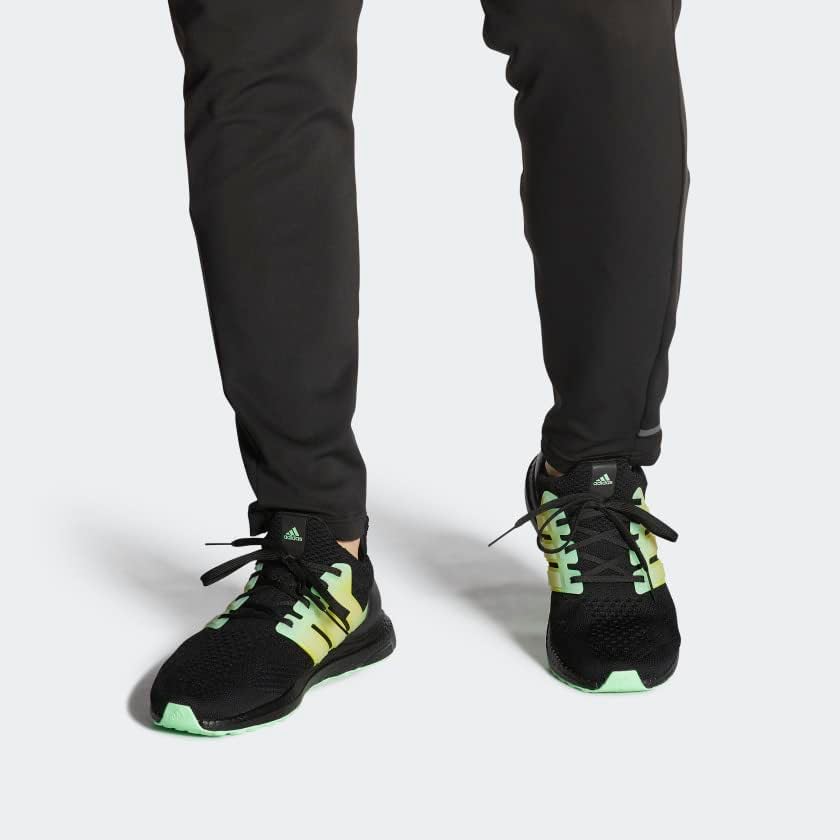 Мужские кроссовки Adidas Ultraboost 5.0 DNA, белый/черный/зеленый — фото 2