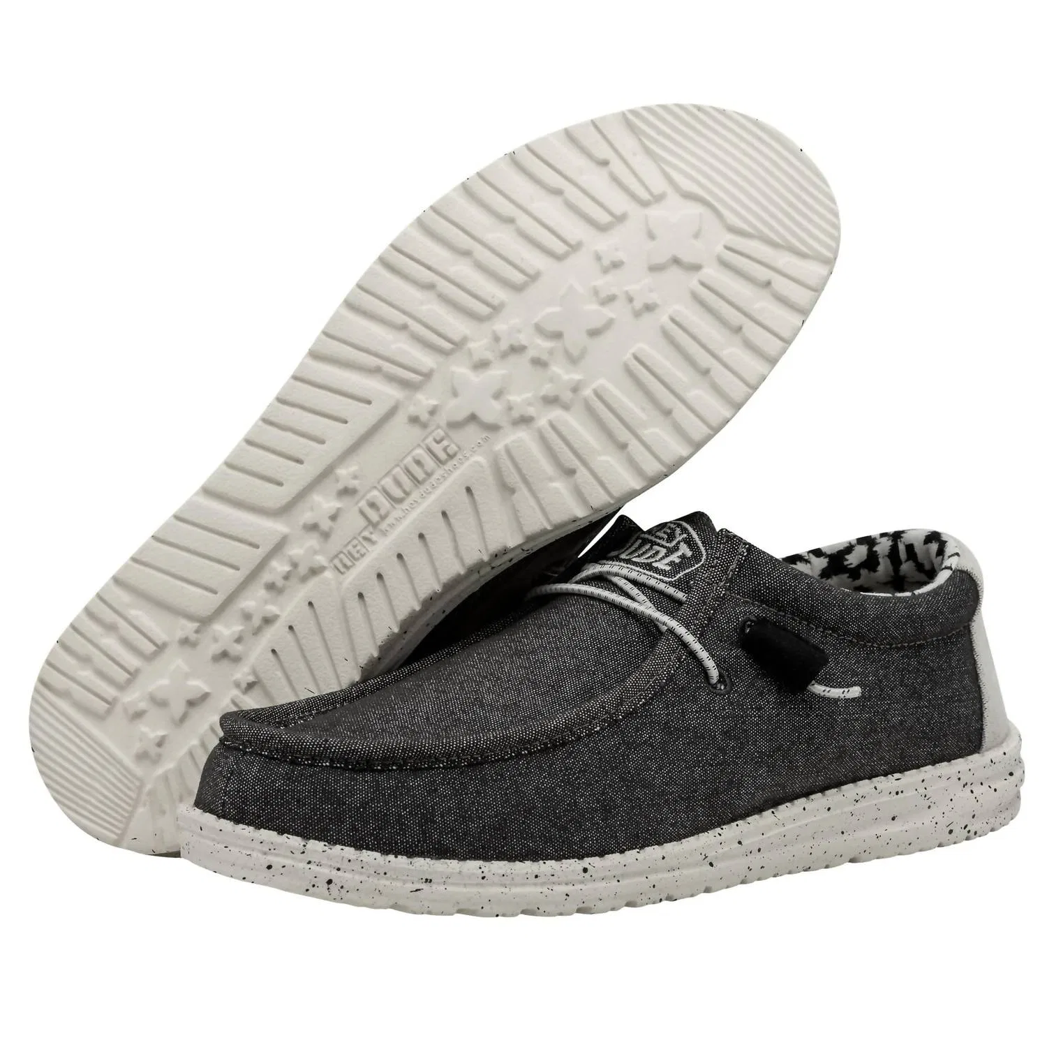 Hey Dude Men's Wally Stretch Shoe In Opal Black — фото 2