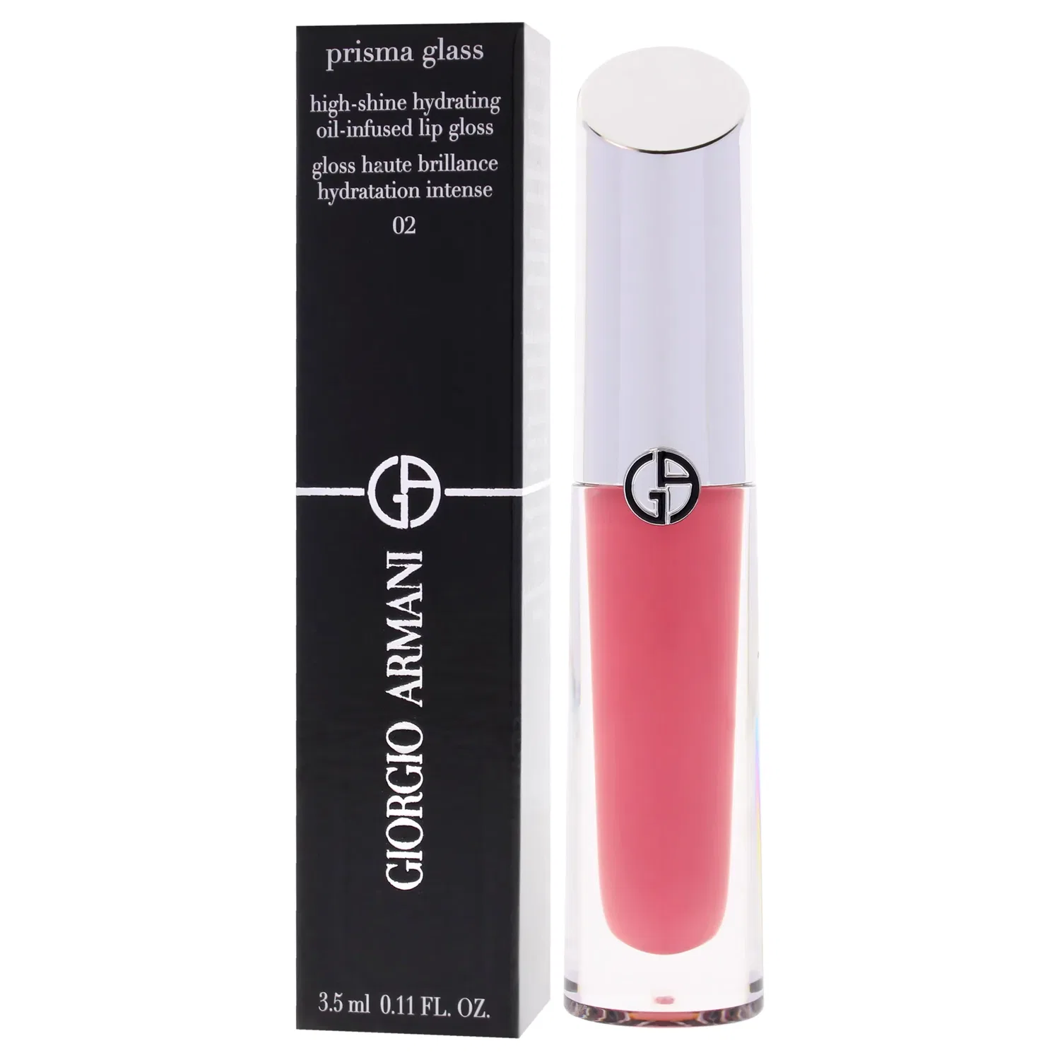 Блеск для губ Prisma Glass Lip Gloss - 02 Candy Halo от Giorgio Armani для женщин - 0,11 унции, розовый — фото 4