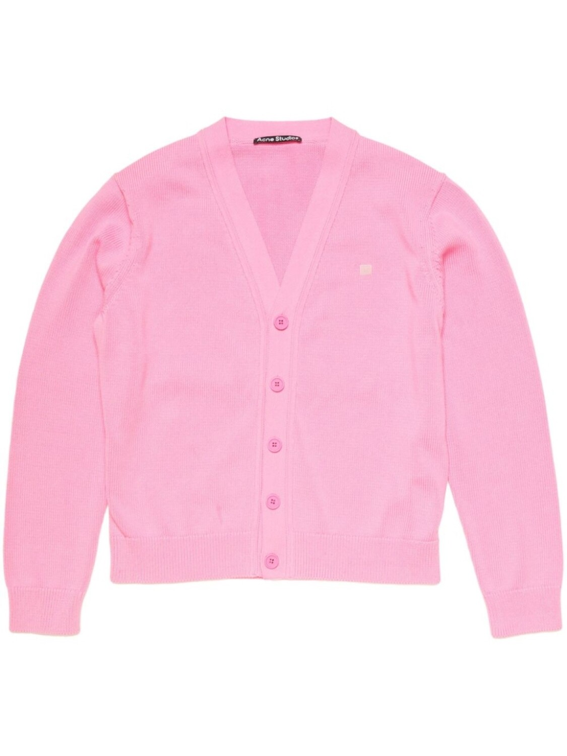 

Acne Studios кардиган с аппликацией, розовый