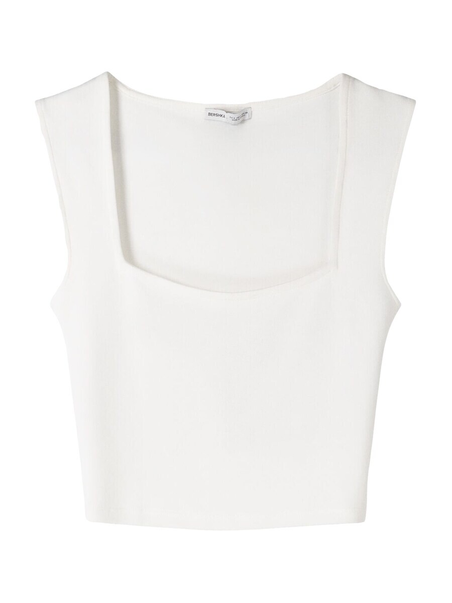 

Топ Bershka Top, кремовый