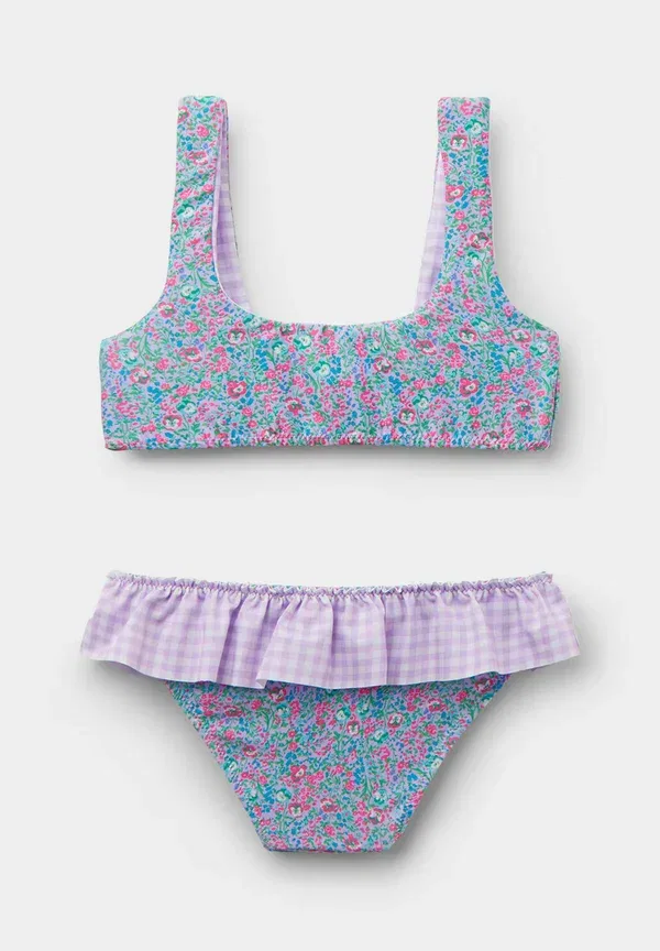 Купальник бикини Calzedonia Floral vichy set, принт — фото 2