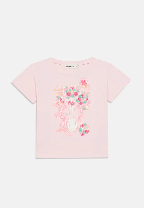 Футболка с короткими рукавами и принтом Billieblush, Pink Pale