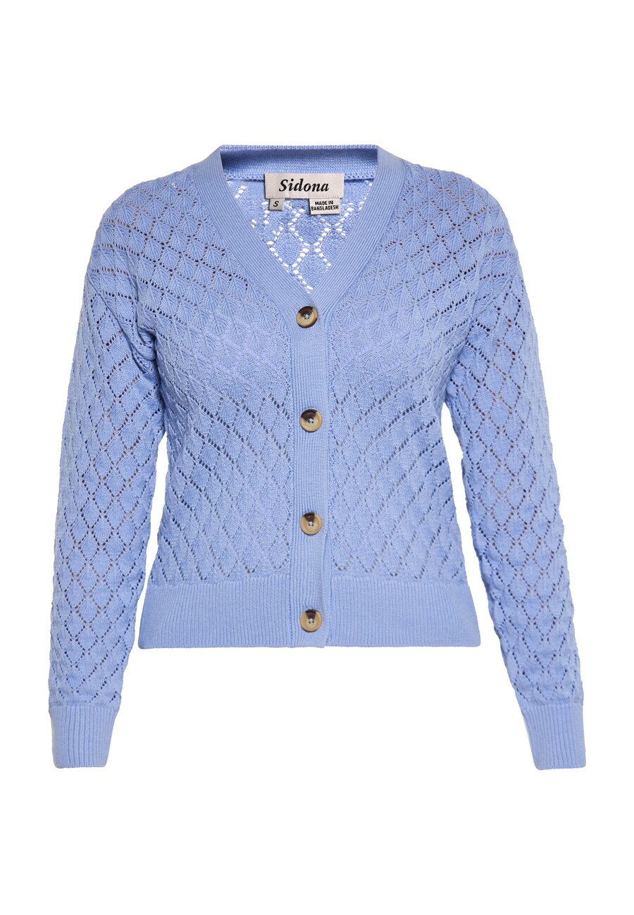 

Вязаный кардиган Sidona Knit Cardigan, синий
