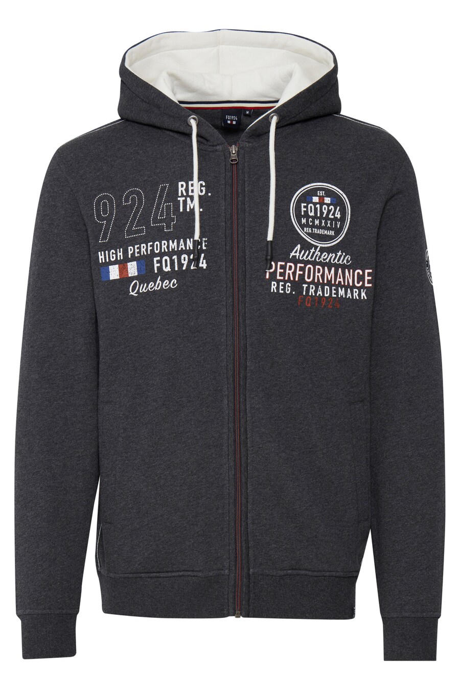 

Худи с капюшоном на молнии FQ1924 THURE, Grey