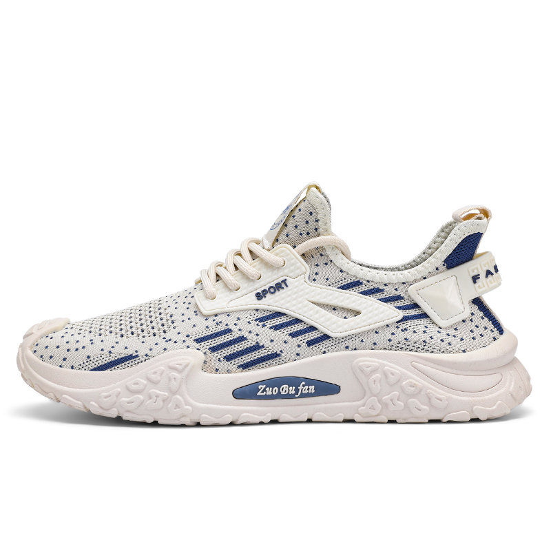 

Низкие повседневные туфли мужские BOLE, Beige Blue