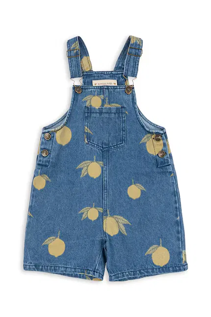 Комбинезон джинсовый MAGOT OVERALLS Konges Sløjd, синий — фото 2