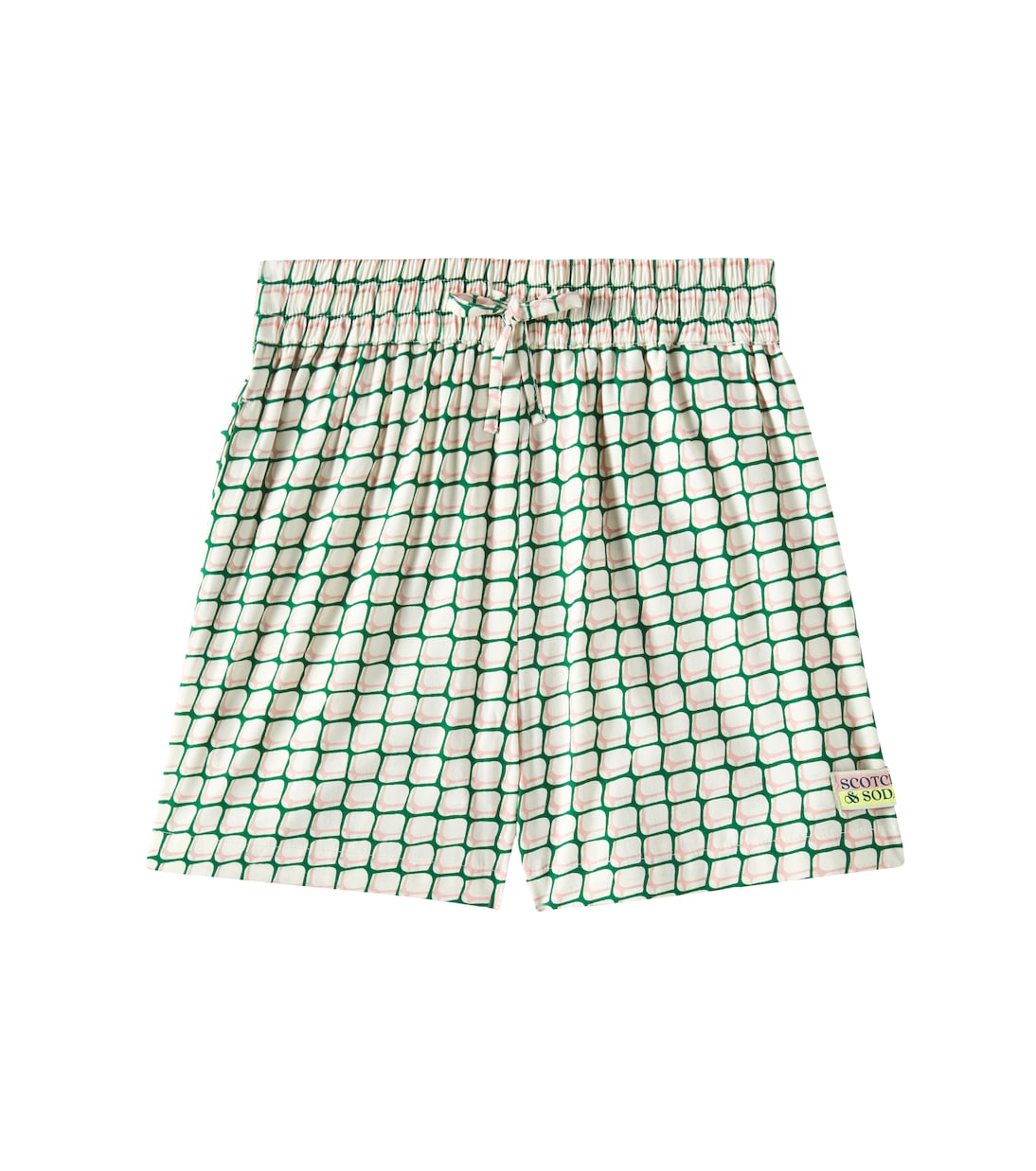 

Шорты из хлопковой смеси Printed Scotch & Soda Kids, Light Beige
