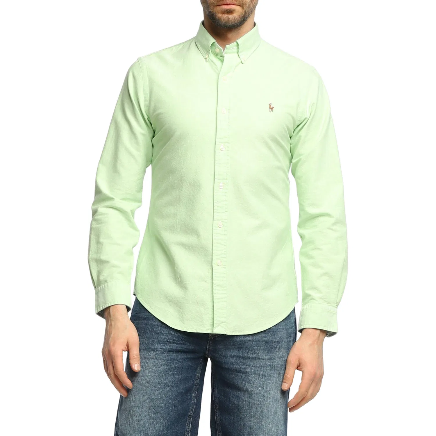 Рубашка SS24 Men's Green Polo Ralph Lauren