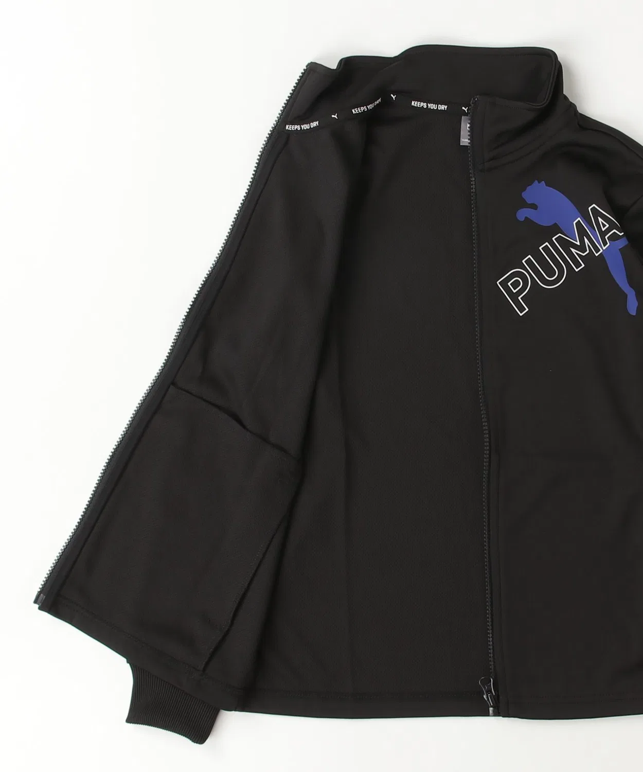 Куртка PUMA DRYCELL флисовая синяя — фото 3