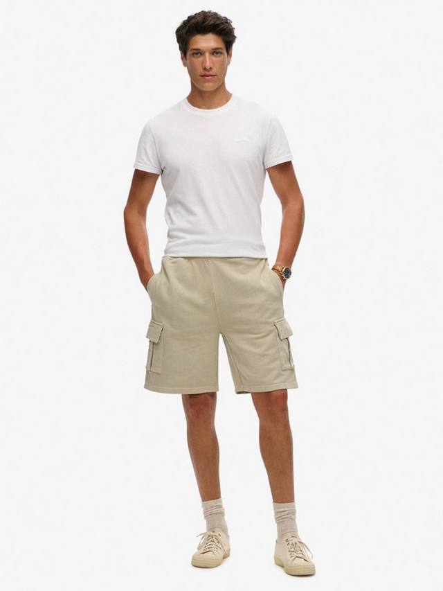 

Шорты-карго с контрастной строчкой Superdry, цвет Washed Pelican Beige