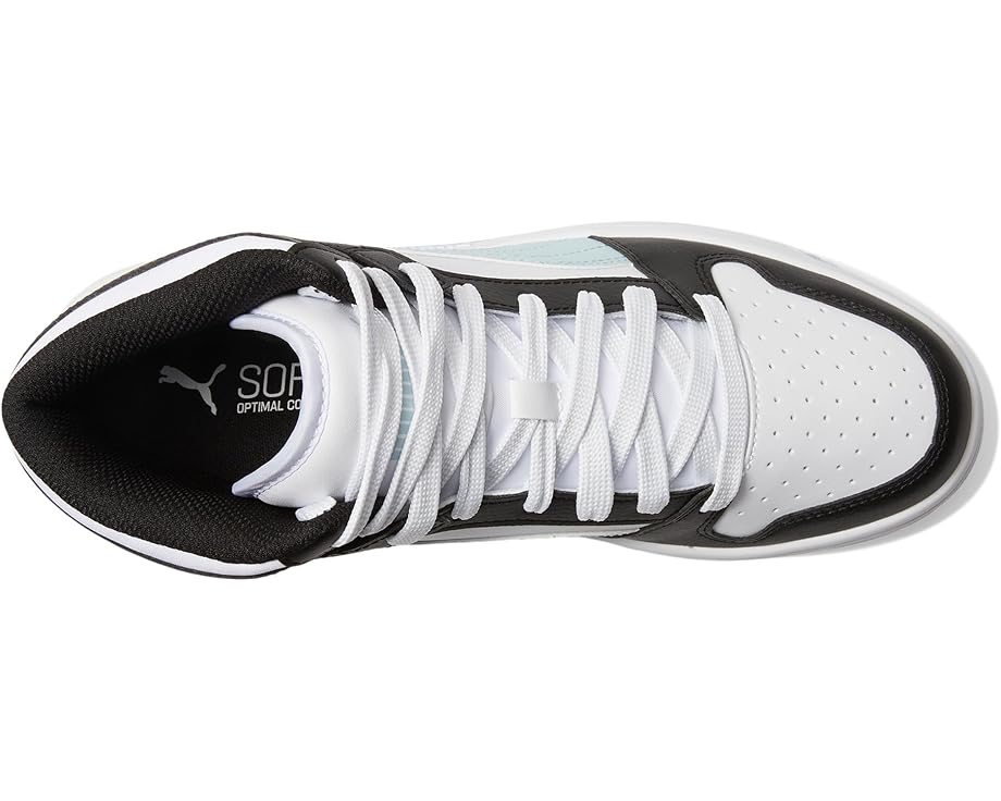 Кроссовки PUMA Rebound Layup Mid Shoes, цвет Puma White/Frosted Dew/Puma Black — фото 2