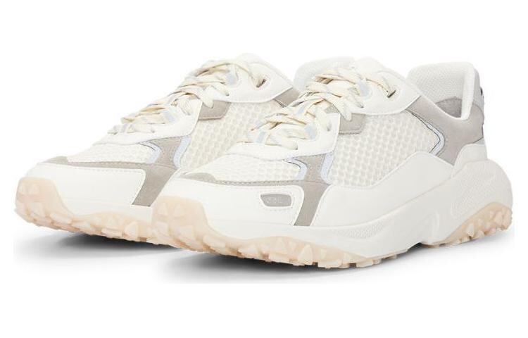 

Кроссовки HUGO Mesh-panelled Chunky Sneakers, белый
