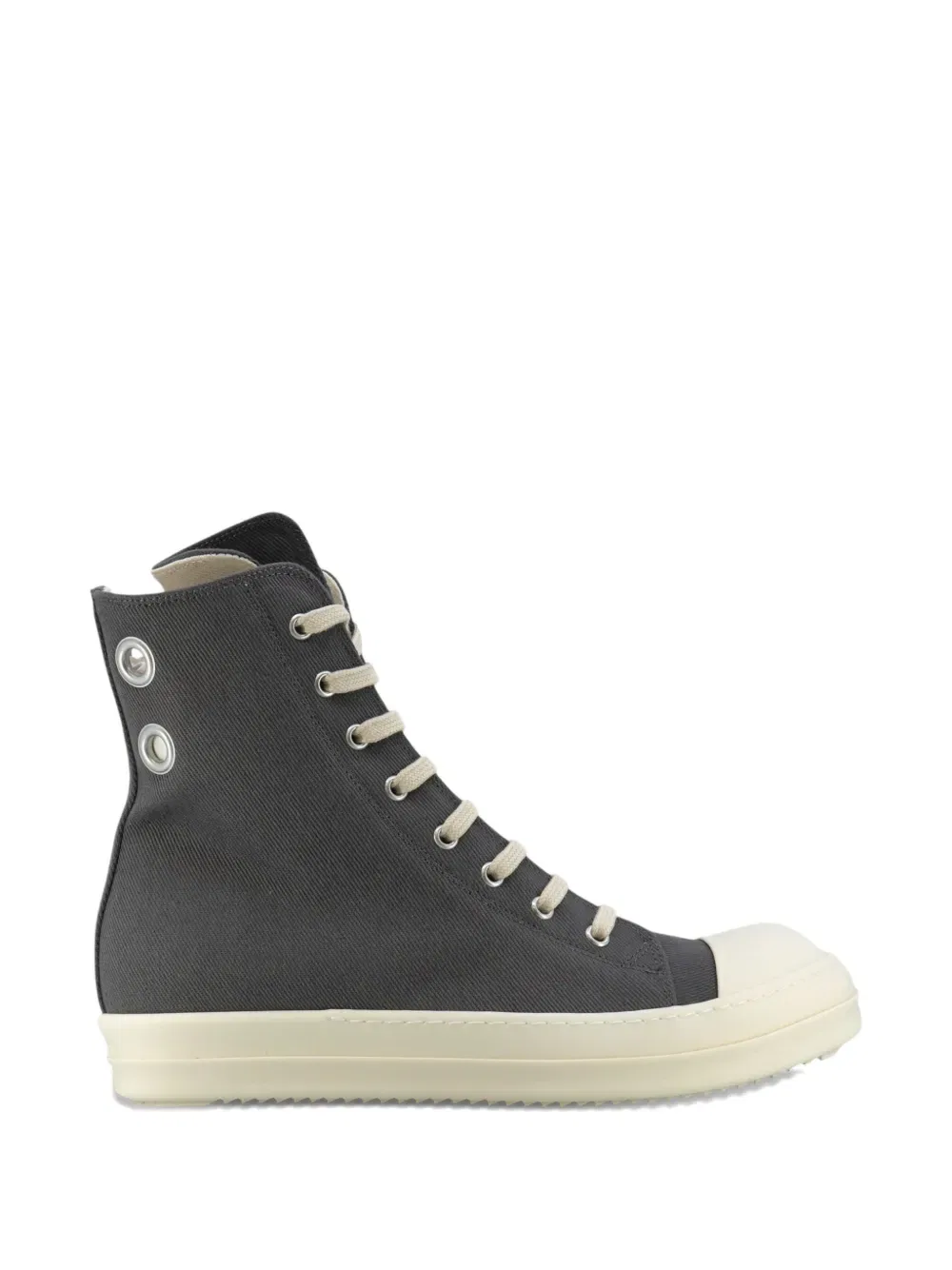 Высокие кроссовки с люверсами Rick Owens Drkshdw, серый