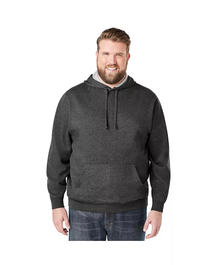 

Большая и высокая флисовая толстовка с капюшоном Kingsize, красный