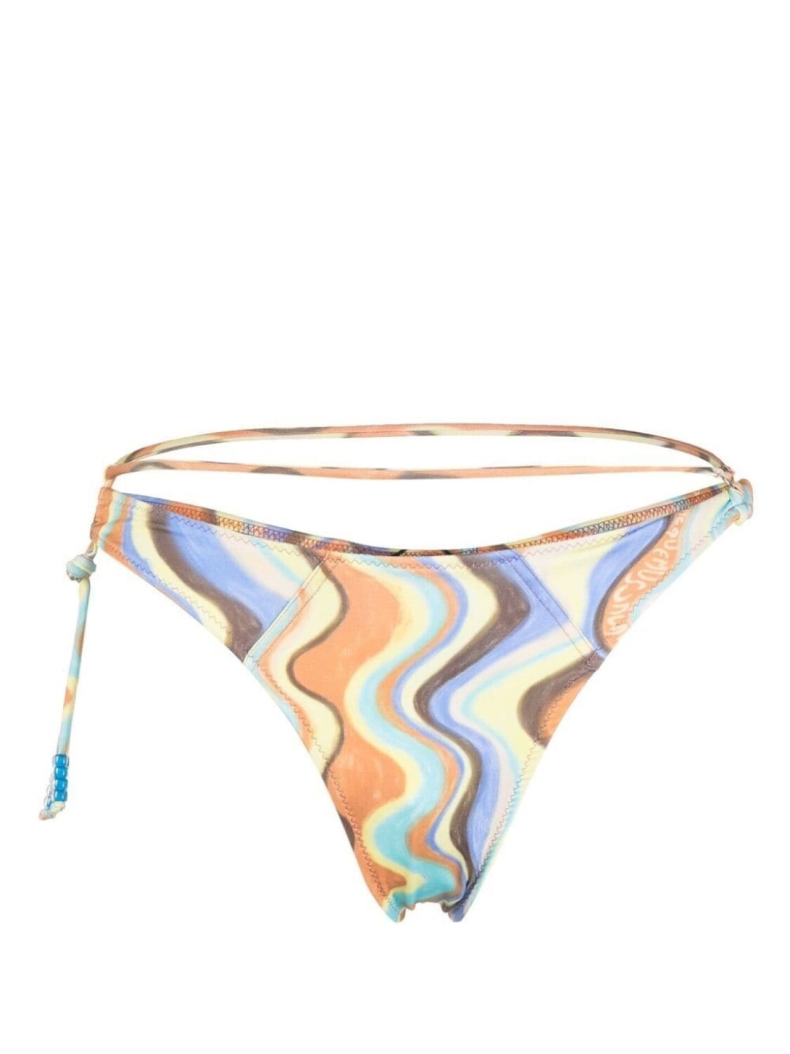 

Jacquemus graphic-print bikini bottom, желтый