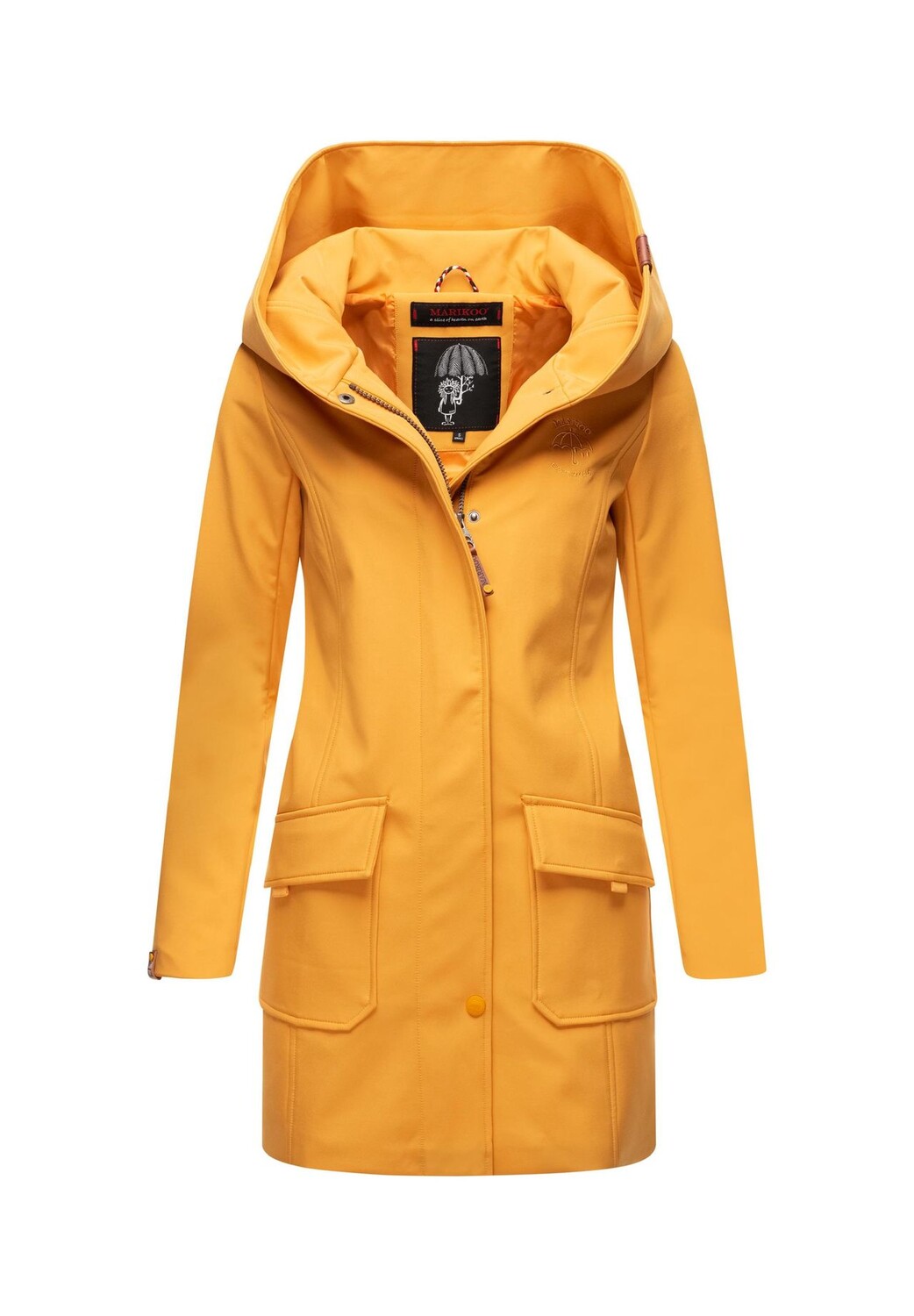 Пальто из софтшелла Mayleen MARIKOO, цвет Amber Yellow