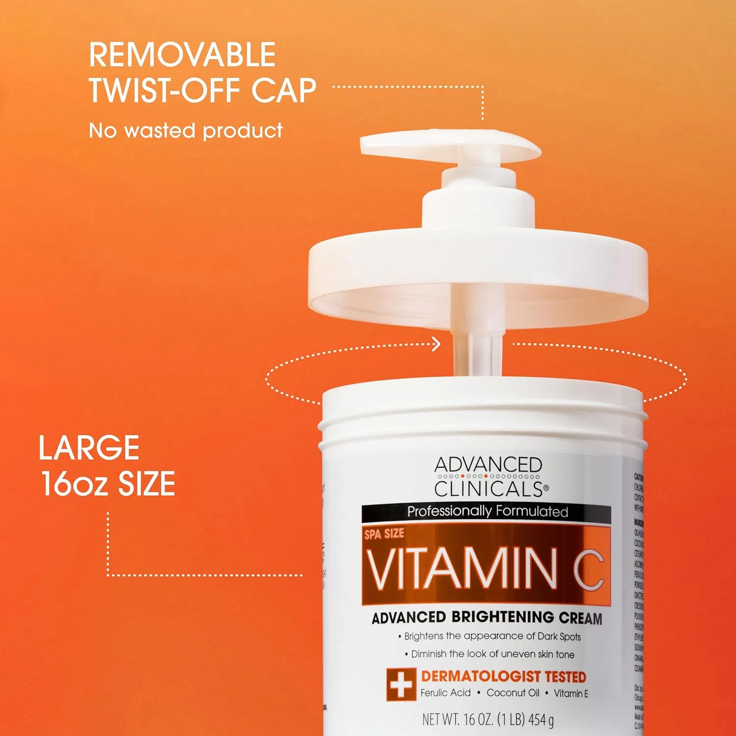 Крем для лица Advanced Clinicals Vitamin C Cream Advanced Clinicals — фото 3