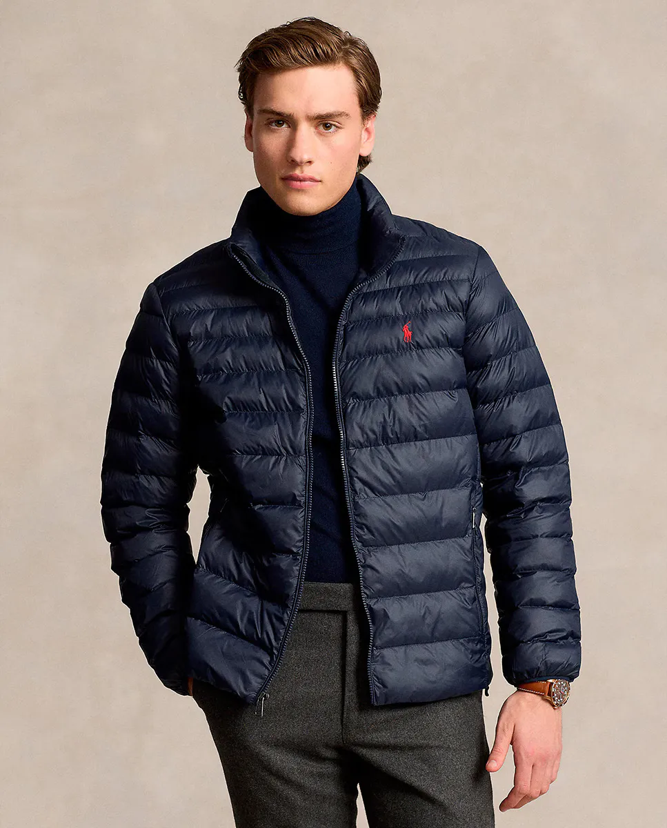 

Мужская куртка-пуховик с водоотталкивающей пропиткой Polo Ralph Lauren, темно-синий