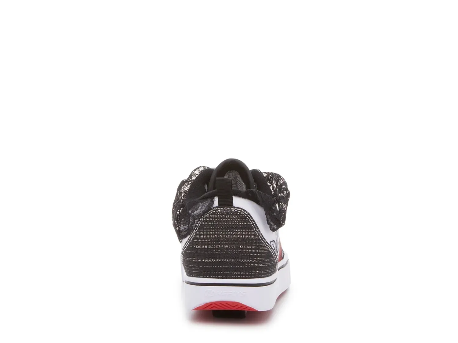 Кроссовки Heelys Pro 20 Skate Shoe — детские, черно-белый цветочный принт — фото 4