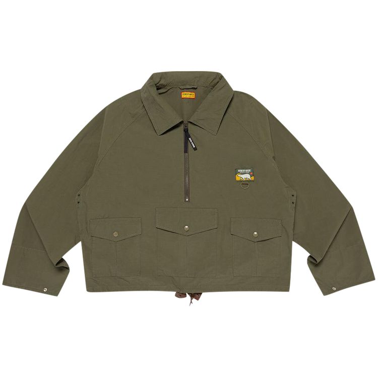 

Куртка Human Made Fishing Jacket 'Olive Drab', зеленый