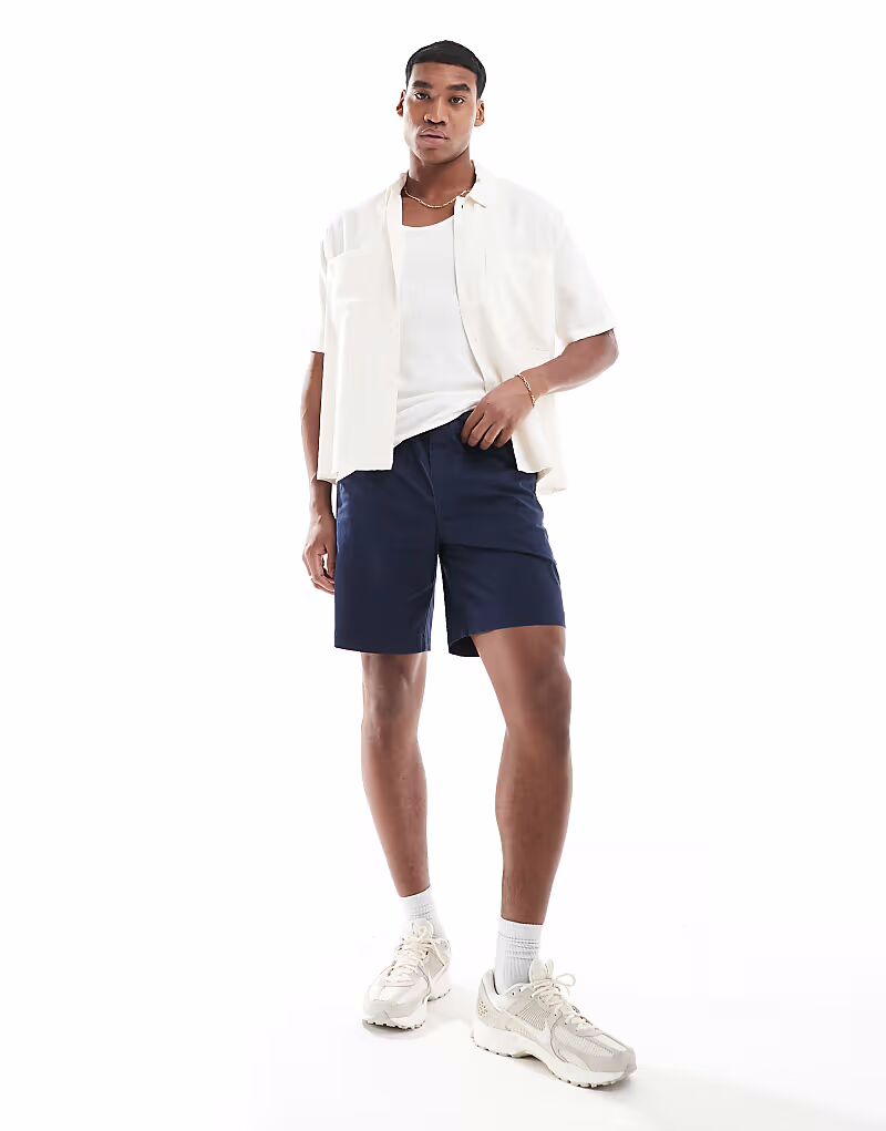 

Jack & Jones свободные шорты-чиносы темно-синего цвета