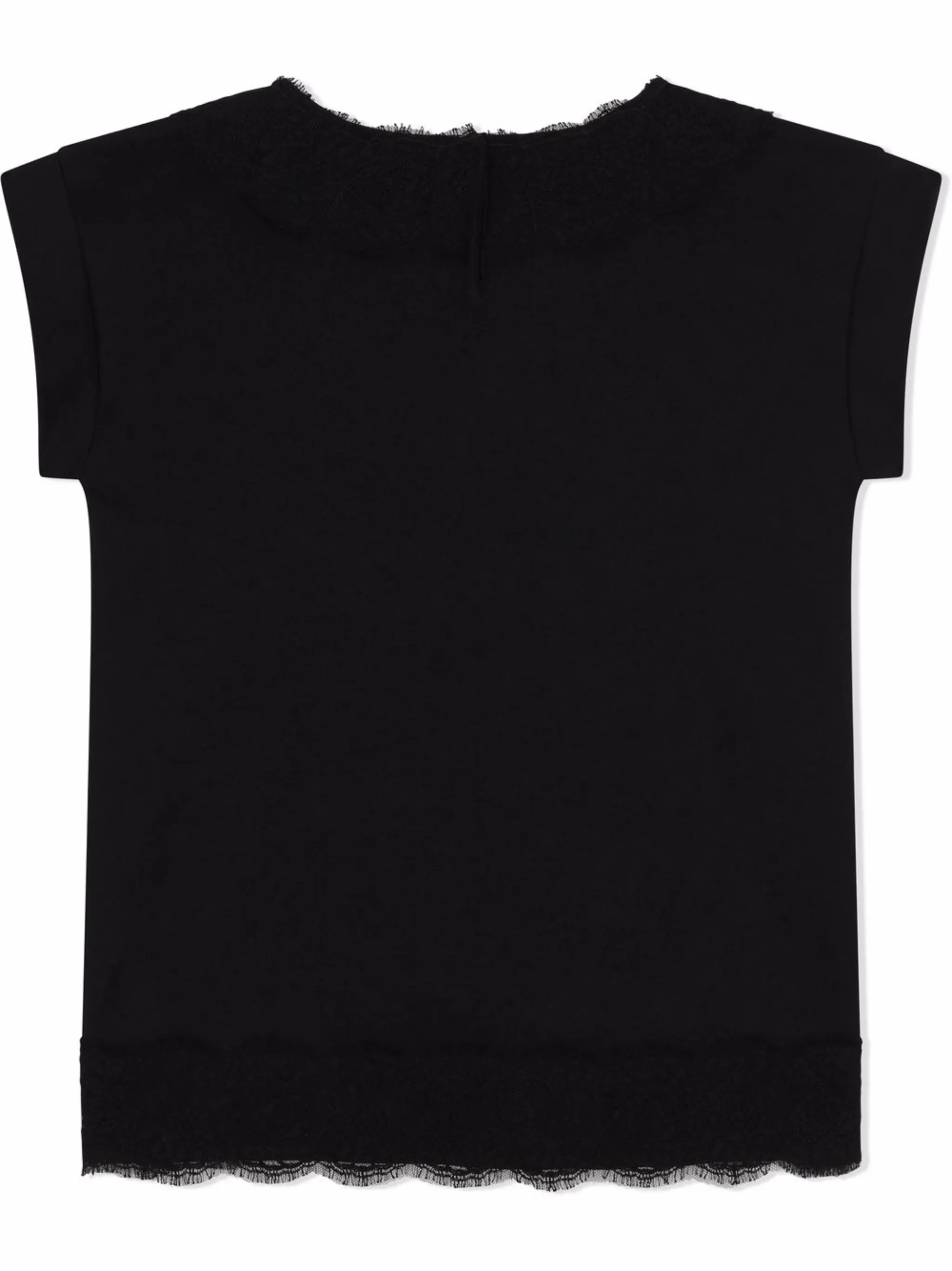 Футболка Interlock с логотипом DG Dolce & Gabbana Kids, черный — фото 2