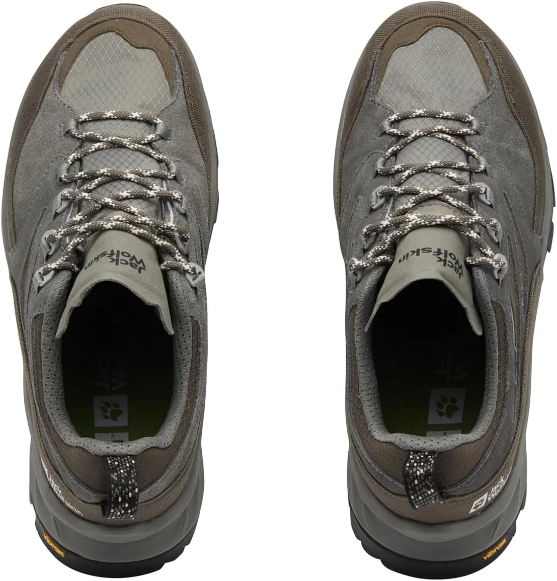 Мужские низкопрофильные кроссовки Jack Wolfskin Cyrox Texapore Low M, кофейный — фото 4