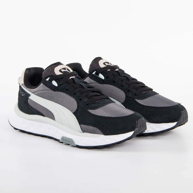 

Кроссовки Wild Rider Rollin серые Puma, серый