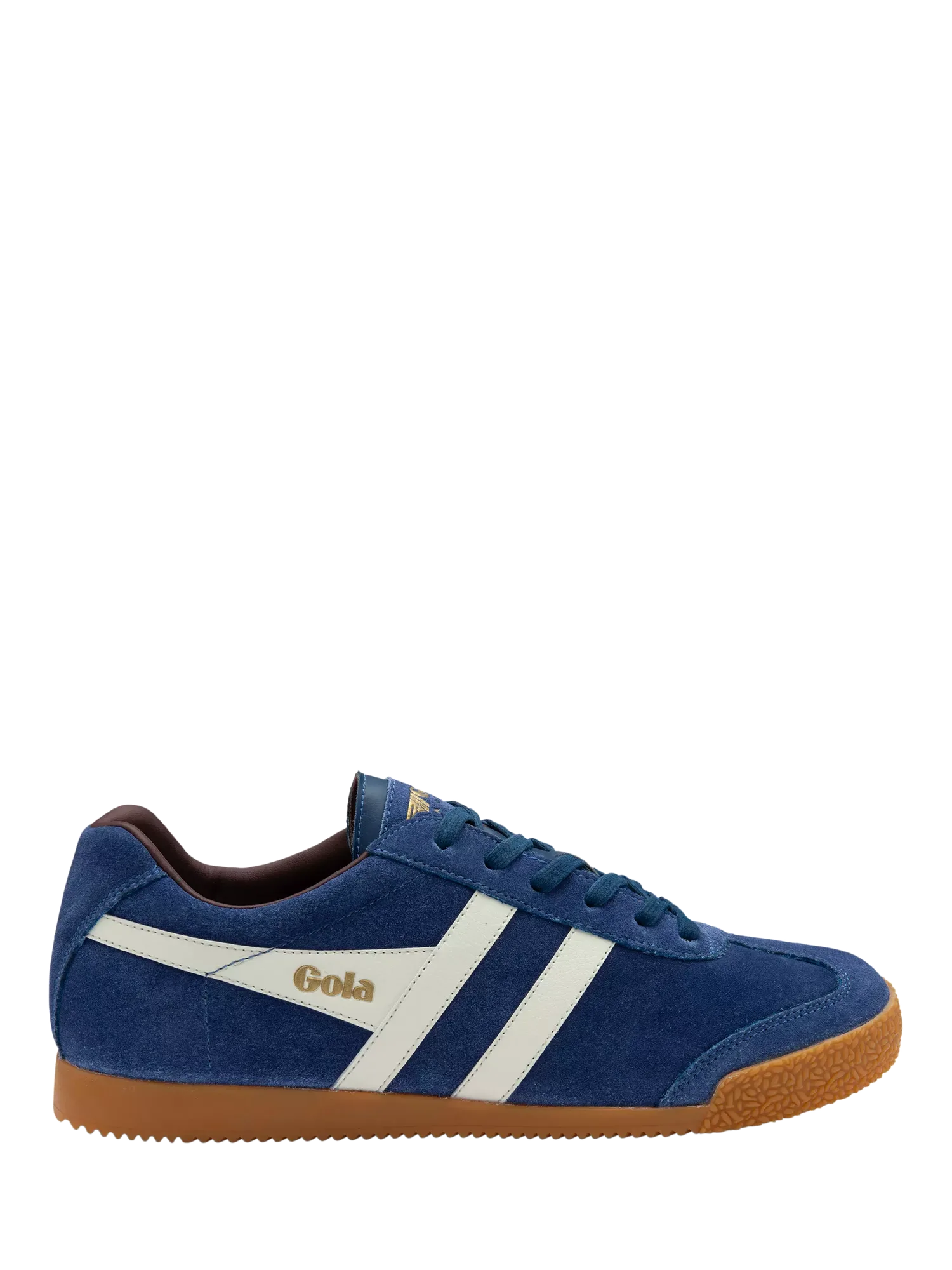 Замшевые кроссовки Harrier на шнуровке Gola, Deep Blue Off White