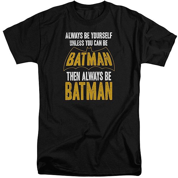 

Футболка Batman be batman adult tall Licensed Character