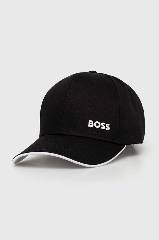 

Хлопковая бейсболка Boss Green, черный