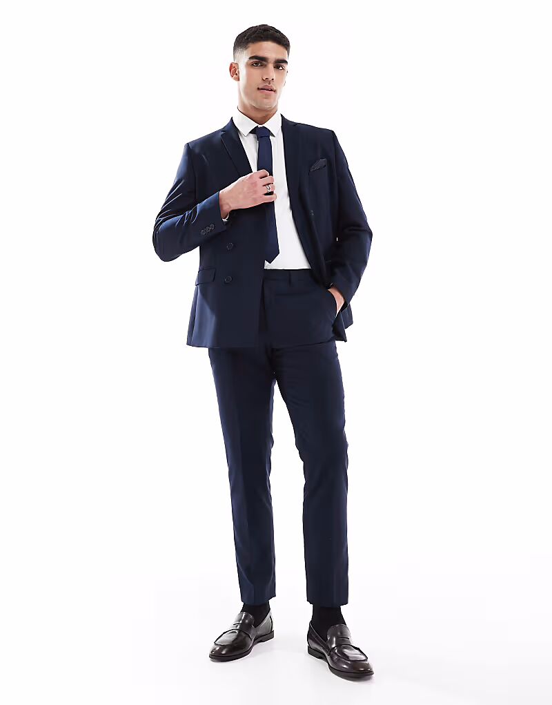 

Строгие брюки French Connection в цвете морской волны French Connection Mens