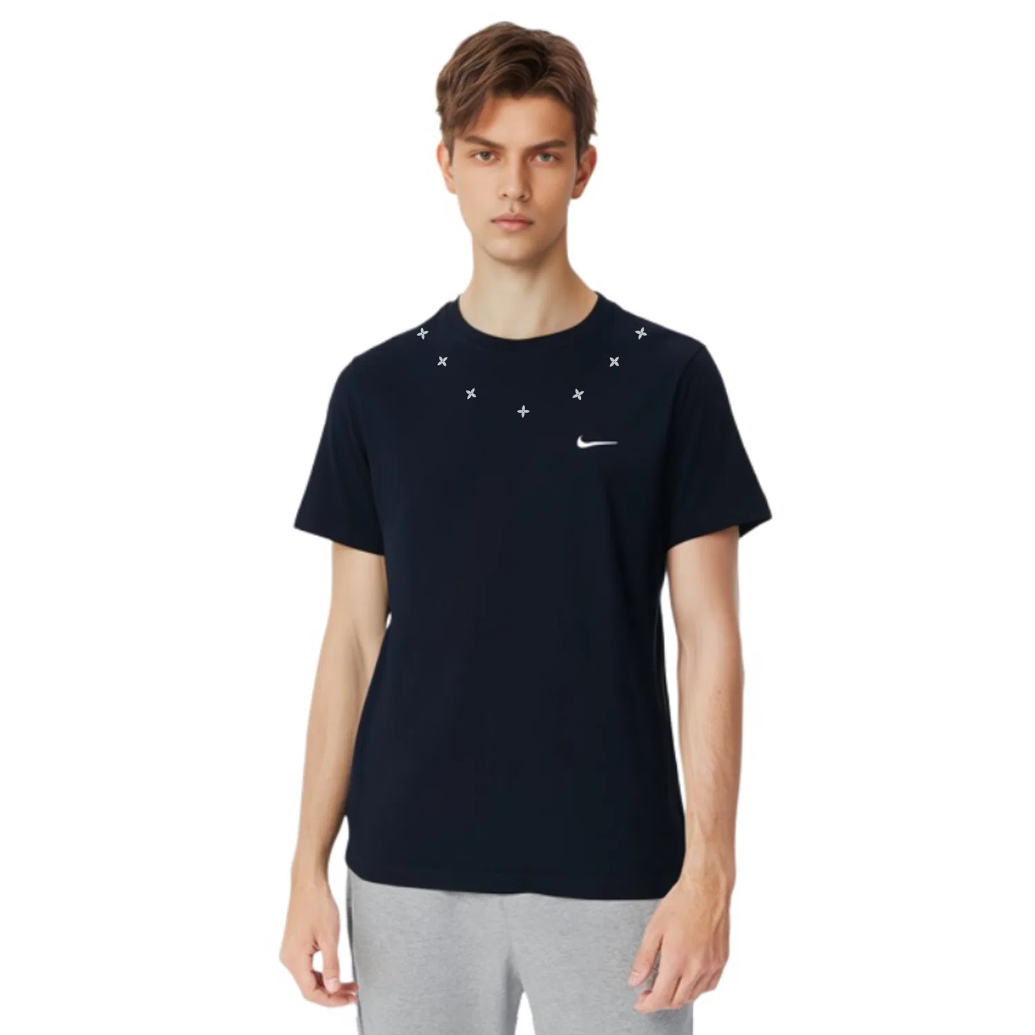 Футболка Nike Black Summer Limited с круглым вырезом — фото 4