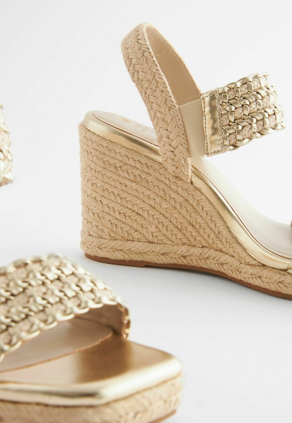 

Эспадрильи FOREVER COMFORT SQUARE TOE WEAVE, REGULAR FIT Next, золото