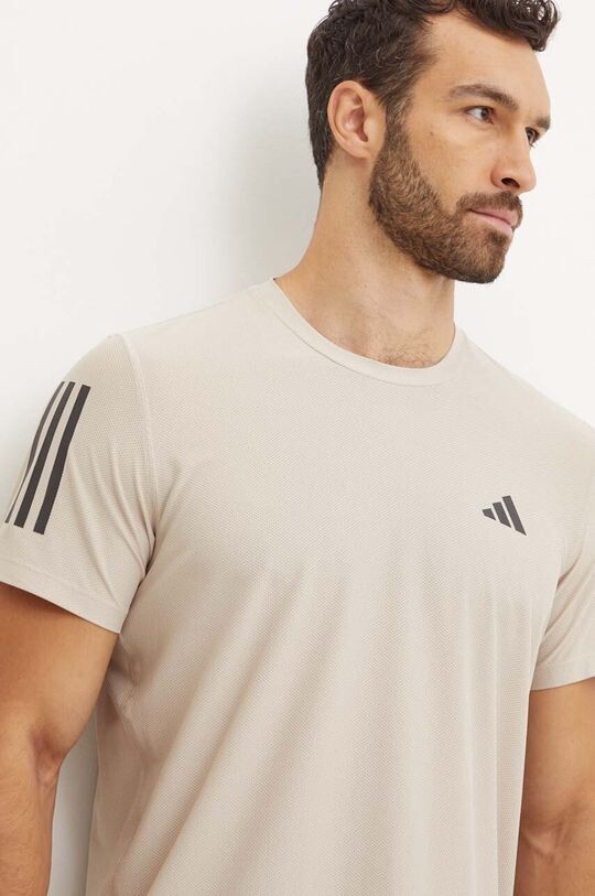 

Приобретите беговую футболку The Run Base adidas Performance, бежевый