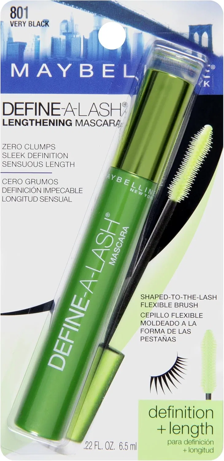 Тушь для ресниц удлиняющая MAYBELLINE Define-A-Lash 6,5 мл #801 Very Black — фото 2