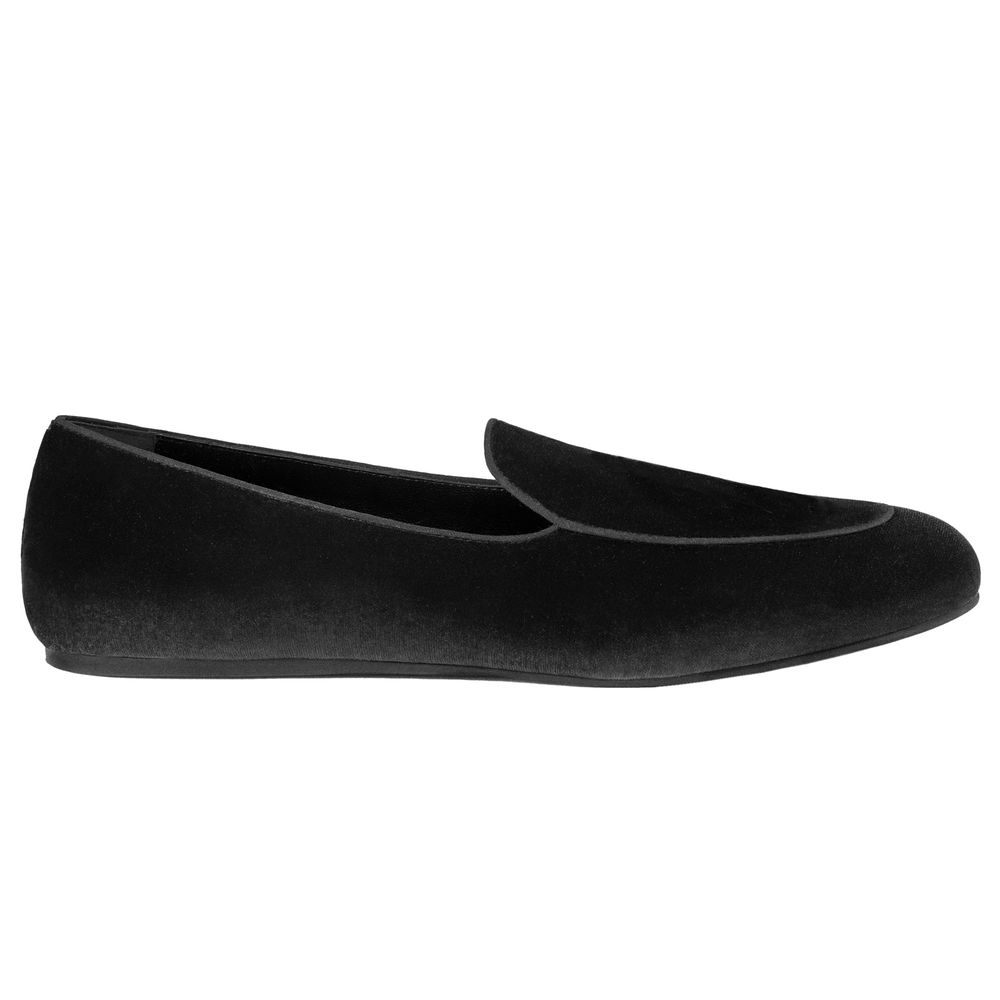 

Черные бархатные мокасины унисекс Charles William, Black