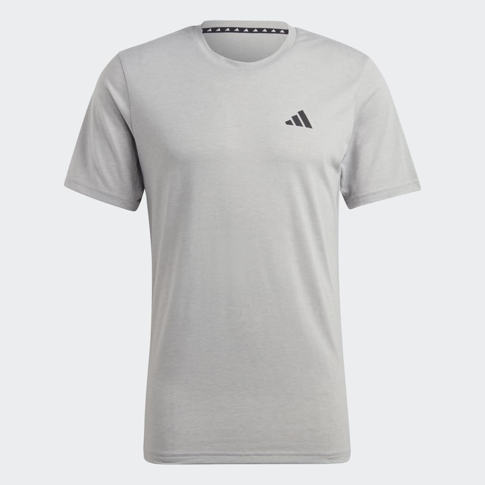 

Футболка Adidas Train Essentials Feelready Training Tee, цвет Medium Grey Heather/White/Black