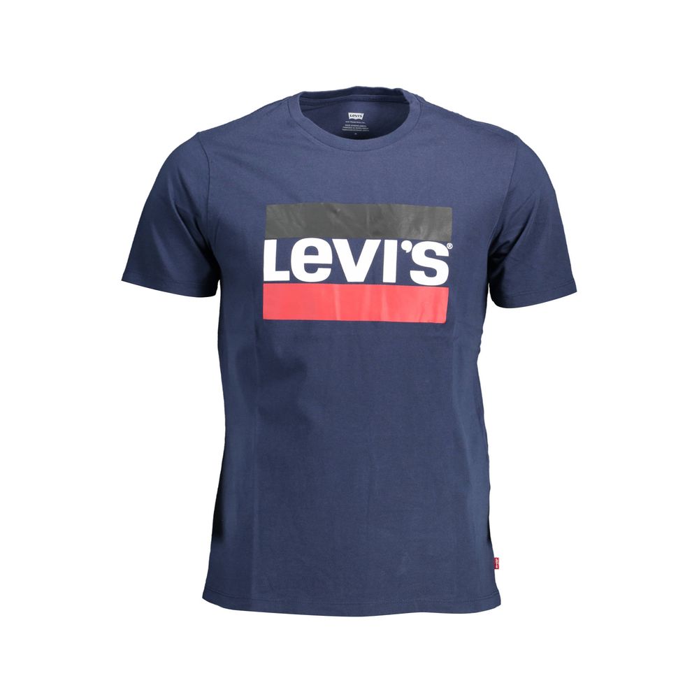 

Синяя хлопковая футболка Levi´s