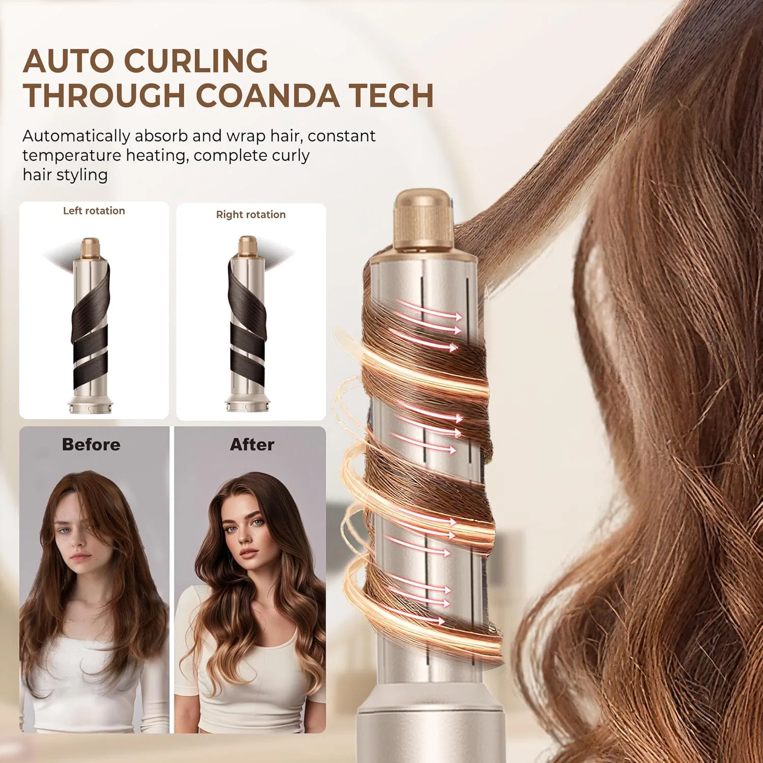 Набор стайлер для волос 8-в-1 «Airstyler» от UKLISS Ukliss — фото 2