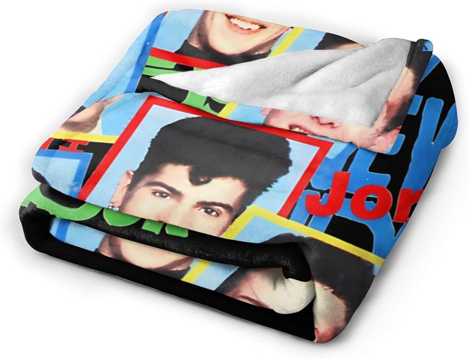 

Одеяло New Music Kids On The Band Block, ультрамягкие фланелевые легкие пледы для декора дивана-кровати 40 "X30" LichaoQian, Black