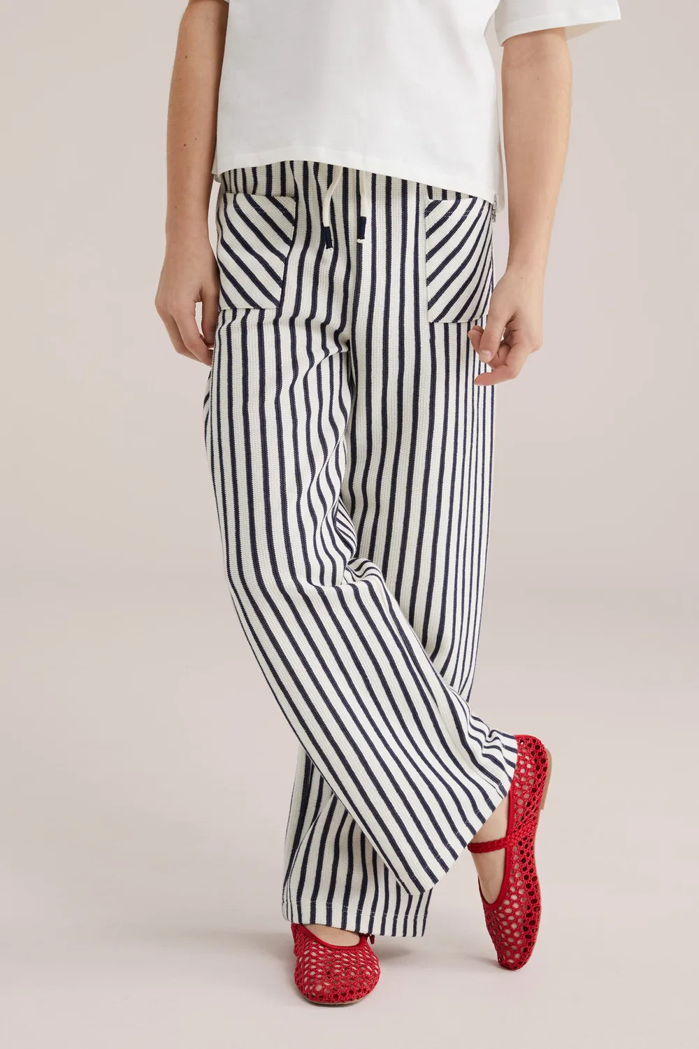 Обычные брюки We Fashion, Dark Blue — фото 3