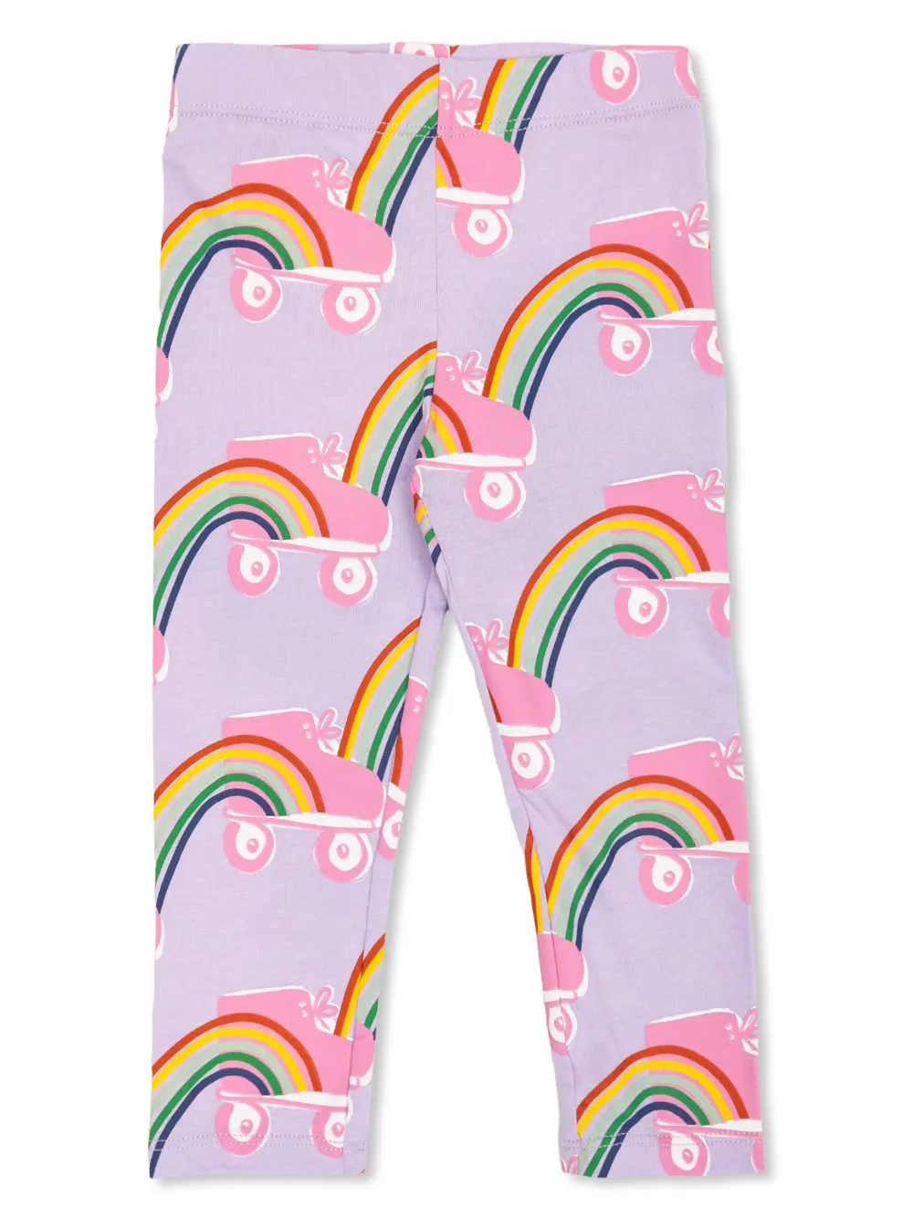 

Брюки с принтом Rainbow Stella McCartney Kids, фиолетовый