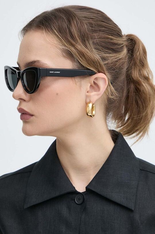 

Солнцезащитные очки Saint Laurent, черный
