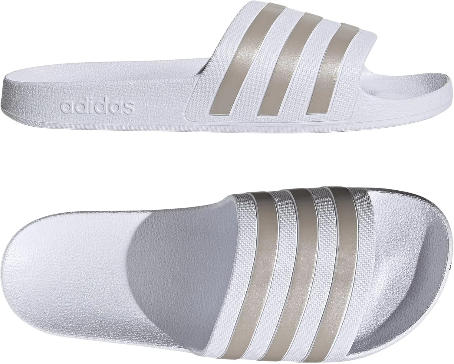 Кроссовки мужские Adidas Avery, цвет White/Platin Metallic/White — фото 2