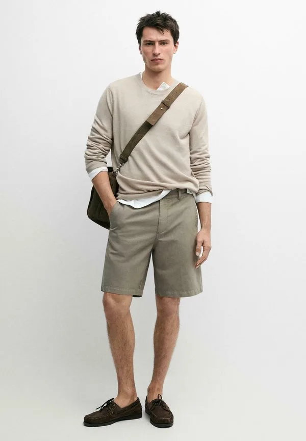 Шорты Massimo Dutti, Khaki — фото 2