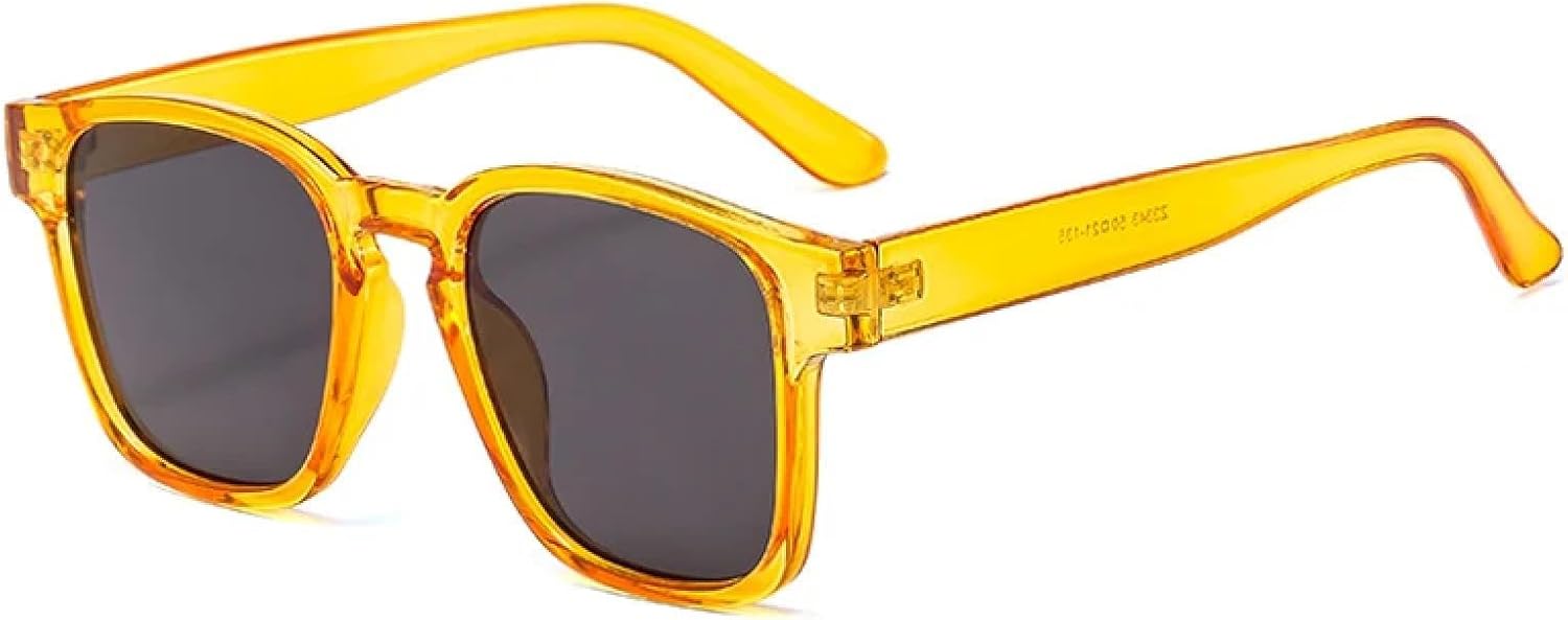 

Модные винтажные солнцезащитные очки класса люкс для мужчин и женщин, стильные очки для активного отдыха, солнцезащитные очки с защитой от УФ-излучения UV400 TKKTLLT, Orange Gray