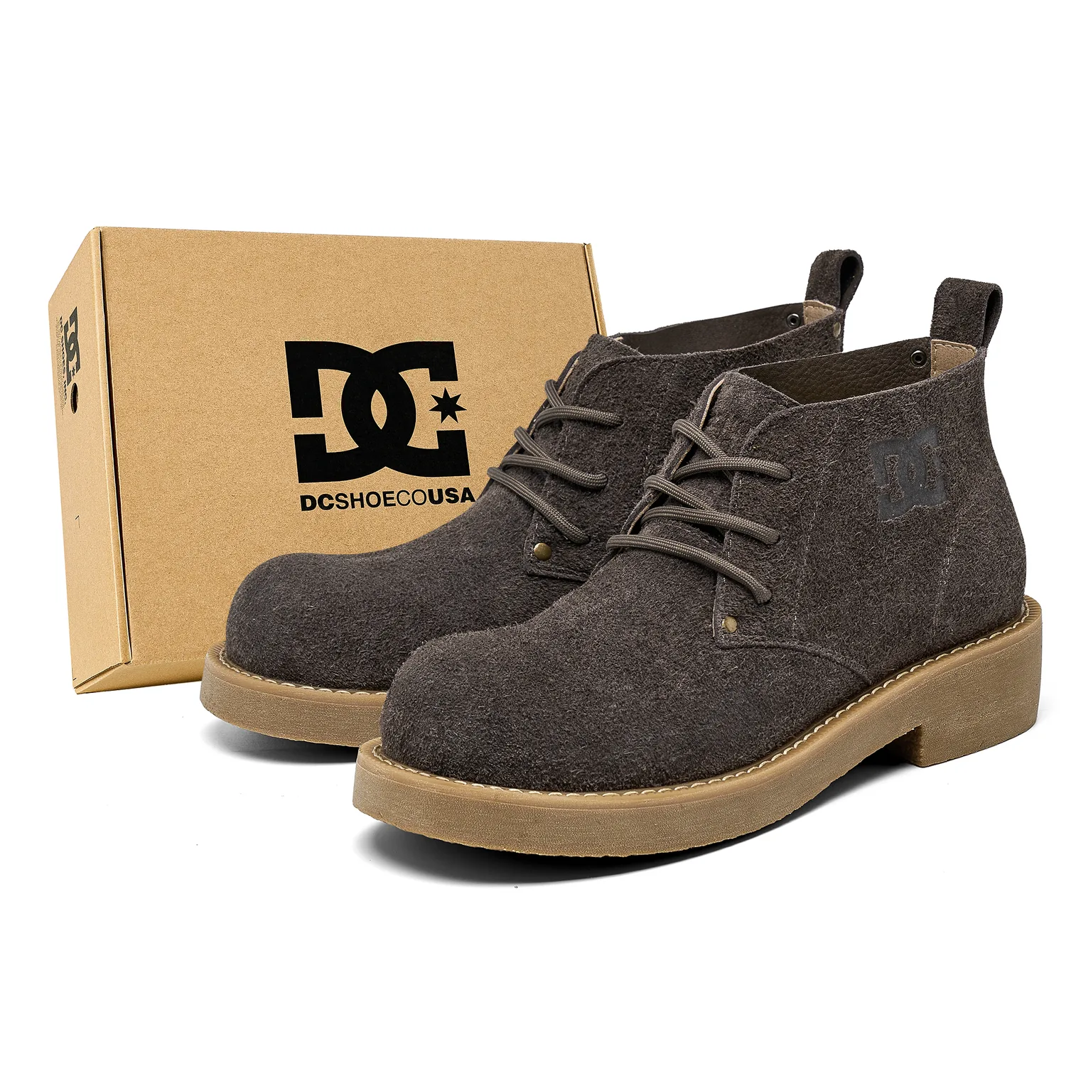 XIVAN Ботинки мужские DCSHOES, коричневый[run large, consider 1 size down] — фото 3