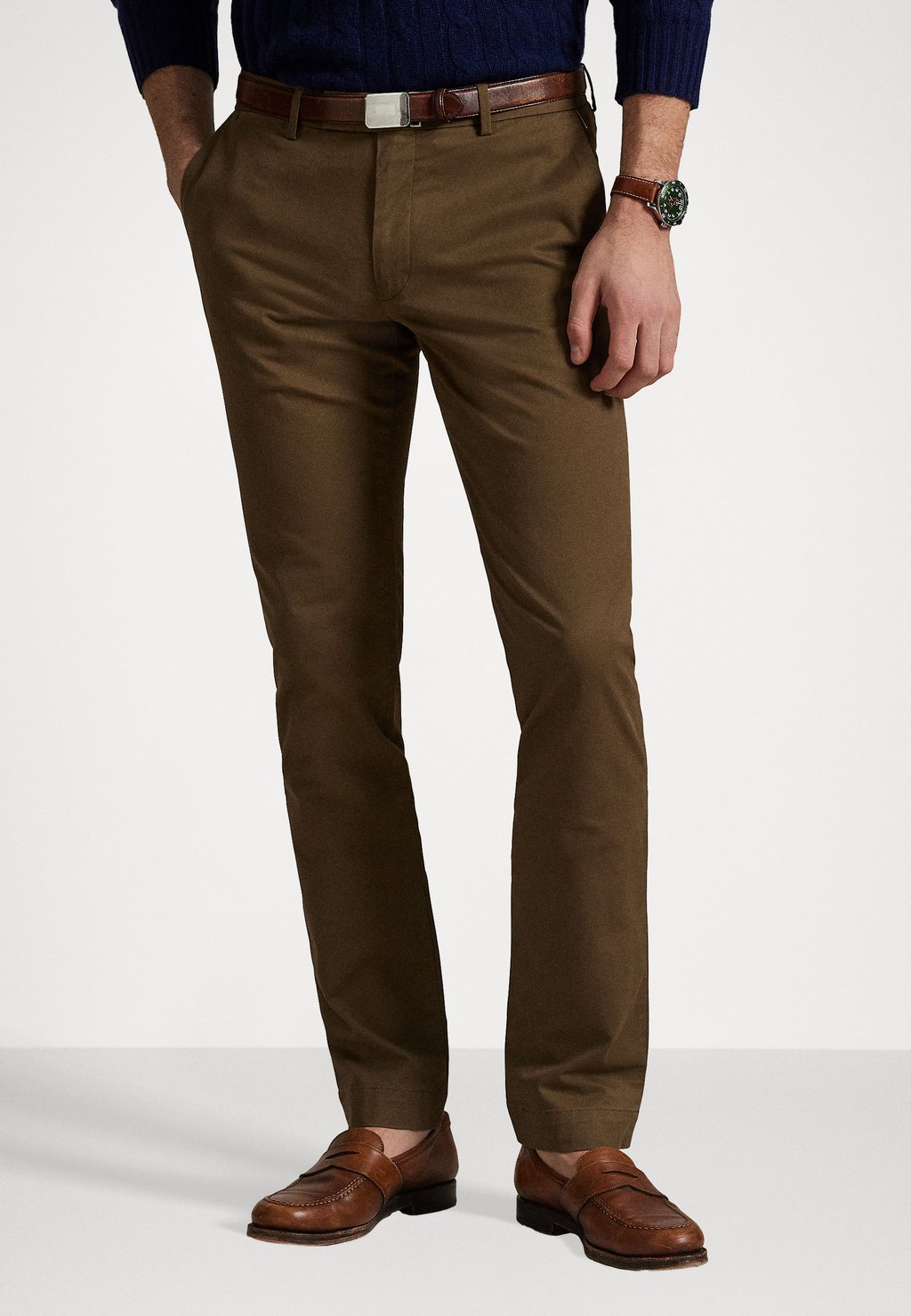 

Чиносы SLIM FIT CHINO TROUSER Polo Ralph Lauren, синий